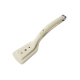 Darrahopens Home & Garden > Kitchenware > Kitchen Utensils 2-in-1 White Silicone Spatula Tongs with Locking Clip & Oil Drainage - Non-Stick Heat Resistant Food Flipper & Kitchen Clamp
