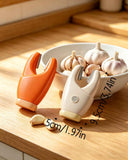 Darrahopens Home & Garden > Kitchenware > Kitchen Utensils 2-Pack 2-in-1 Stainless Steel Garlic Peeler Skin Remover, Multifunctional Efficient Vegetable Peeler for Carrots, Ginger, Kitchen Tool That Avoids Garlic Smell on Your Hands（Beige） In Australia - Darrahopens