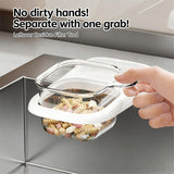 Darrahopens Home & Garden > Kitchenware > Kitchen Utensils 2-Pack Kitchen Sink Drain Basket – White Suction Mount Strainer for Food Waste, Tea Leaves & Vegetables – Space-Saving Filter with Top Storage (White)