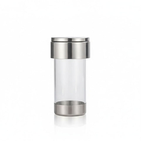 Darrahopens Home & Garden > Kitchenware > Kitchen Utensils 2 pack Mesh Shaker or Salt Shaker, Stainless Steel Salt Dispenser, Clear Acrylic Seasoning Fine Mesh Shaker with Rotating Cover, 4.23 Ounces (120 Milliliter)