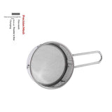 Darrahopens Home & Garden > Kitchenware > Kitchen Utensils 2 pack Stainless Steel Strainer with Long Handle, Flour Sieve Mini Small Flour Sifter Drainer for Baking, Powder, Sugar and Coffee Pastas Tea Strainer - Diameter 2.5 Inch