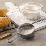 Darrahopens Home & Garden > Kitchenware > Kitchen Utensils 2 pack Stainless Steel Strainer with Long Handle, Flour Sieve Mini Small Flour Sifter Drainer for Baking, Powder, Sugar and Coffee Pastas Tea Strainer - Diameter 2.5 Inch