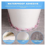 Darrahopens Home & Garden > Kitchenware > Kitchen Utensils 2-Pack Waterproof Self-Adhesive Sealant Tape – Transparent PVC Edge Strip for Kitchen, Bathroom, Sink, Toilet, and Wall Corners – Easy to Cut and Clean (Pattern2)