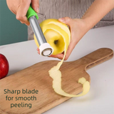 Darrahopens Home & Garden > Kitchenware > Kitchen Utensils 2 PCS 2-in-1 Apple Corer & Peeler Stainless Steel Fruit Prep Tool Red & Green Set Kitchen Gadget
