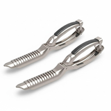Darrahopens Home & Garden > Kitchenware > Kitchen Utensils 2 PCS Heavy Duty Rib Skin Remover Pliers - Silver Skin Membrane Peeler for BBQ Pork & Beef - Durable Alloy Kitchen Tool for Smoker & Grill - 18cm