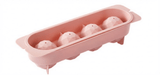 Darrahopens Home & Garden > Kitchenware > Kitchen Utensils 2 PCS Large Diamond Ice Cube Trays with Lids 4 Cavity Geometric Sphere Ice Ball Maker Mould Stackable Hard Plastic for Whiskey Cocktails Pink