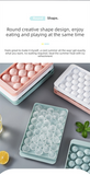 Darrahopens Home & Garden > Kitchenware > Kitchen Utensils 2 PCS Large Diamond Ice Cube Trays with Lids 4 Cavity Geometric Sphere Ice Ball Maker Mould Stackable Hard Plastic for Whiskey Cocktails White