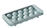 Darrahopens Home & Garden > Kitchenware > Kitchen Utensils 2 PCS Round Ice Cube Trays with Lids 14 Cavity Sphere Ice Ball Maker Mould Stackable Hard Plastic Easy Release for Whiskey Cocktails Blue