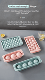 Darrahopens Home & Garden > Kitchenware > Kitchen Utensils 2 PCS Round Ice Cube Trays with Lids 14 Cavity Sphere Ice Ball Maker Mould Stackable Hard Plastic Easy Release for Whiskey Cocktails Pink