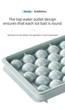 Darrahopens Home & Garden > Kitchenware > Kitchen Utensils 2 PCS Round Ice Cube Trays with Lids 14 Cavity Sphere Ice Ball Maker Mould Stackable Hard Plastic Easy Release for Whiskey Cocktails Pink