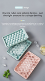 Darrahopens Home & Garden > Kitchenware > Kitchen Utensils 2 PCS Round Ice Cube Trays with Lids 33 Cavity Sphere Ice Ball Maker Mould Stackable Hard Plastic Easy Release for Cocktails Whiskey White