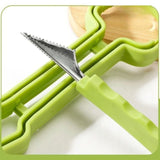 Darrahopens Home & Garden > Kitchenware > Kitchen Utensils 2-Piece 3-in-1 Stainless Steel Fruit Carving Scoop, Multi-Function Melon Seed Remover Kitchen Tool