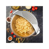 Darrahopens Home & Garden > Kitchenware > Kitchen Utensils 2-piece stainless steel crescent shaped filter - kitchen multifunctional pasta and oil drain In Australia - Darrahopens