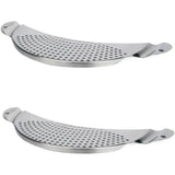 Darrahopens Home & Garden > Kitchenware > Kitchen Utensils 2-piece stainless steel crescent shaped filter - kitchen multifunctional pasta and oil drain In Australia - Darrahopens