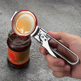 Darrahopens Home & Garden > Kitchenware > Kitchen Utensils 2 Set/4 Pcs Adjustable Jar Opener - Durable Stainless Steel Manual Lid Remover - Effortless Kitchen Gadget for Weak Hands and Seniors, Versatile Multi Size Can Opener, Space Saving Ergonomic Design