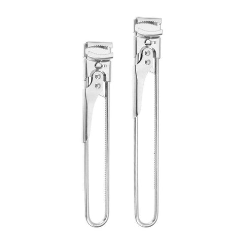 Darrahopens Home & Garden > Kitchenware > Kitchen Utensils 2 Set/4 Pcs Adjustable Jar Opener - Durable Stainless Steel Manual Lid Remover - Effortless Kitchen Gadget for Weak Hands and Seniors, Versatile Multi Size Can Opener, Space Saving Ergonomic Design