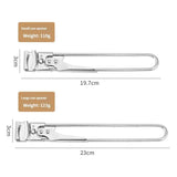Darrahopens Home & Garden > Kitchenware > Kitchen Utensils 2 Set/4 Pcs Adjustable Jar Opener - Durable Stainless Steel Manual Lid Remover - Effortless Kitchen Gadget for Weak Hands and Seniors, Versatile Multi Size Can Opener, Space Saving Ergonomic Design