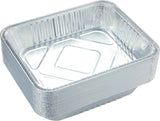 Darrahopens Home & Garden > Kitchenware > Kitchen Utensils 20 Pack Heavy-Duty Disposable Aluminum Foil Pans for Baking, Grilling & Catering – Extra Thick Rectangular Trays for Oven, BBQ & Steam Table Use (Silver)