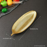 Darrahopens Home & Garden > Kitchenware > Kitchen Utensils 2317F-2403-Gold--PhilodendronLeaf18cm