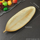 Darrahopens Home & Garden > Kitchenware > Kitchen Utensils 2317F-2502-Gold--VeinedLeaf30cm