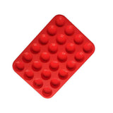Darrahopens Home & Garden > Kitchenware > Kitchen Utensils 24 Cavity Pan Tray Silicone Mini Cupcake Cookie Baking Mold Au - Orange