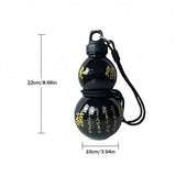 Darrahopens Home & Garden > Kitchenware > Kitchen Utensils 2pcs 800ml Gourd Water Bottle Black