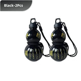 Darrahopens Home & Garden > Kitchenware > Kitchen Utensils 2pcs 800ml Gourd Water Bottle Black