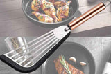 Darrahopens Home & Garden > Kitchenware > Kitchen Utensils 2Pcs Nonstick Cookware Spatula With Silicone Edge Heat Resistant Kitchen Cooking Thin Spatula Flipper