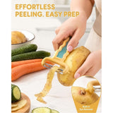 Darrahopens Home & Garden > Kitchenware > Kitchen Utensils 2Pcs Y Shaped Vegetable Peeler for Fruit Carrot Cucumber Potatoes, Fruit Peeler with Hanging Hole for Kitchen In Australia - Darrahopens