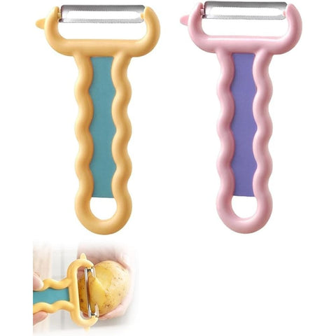 Darrahopens Home & Garden > Kitchenware > Kitchen Utensils 2Pcs Y Shaped Vegetable Peeler for Fruit Carrot Cucumber Potatoes, Fruit Peeler with Hanging Hole for Kitchen In Australia - Darrahopens