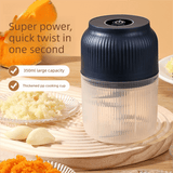 Darrahopens Home & Garden > Kitchenware > Kitchen Utensils 3-blade cutter head Blue Wireless Electric Garlic Chopper 300ml Portable Mini Food Processor USB Rechargeable for Baby Food and Dipping Sauce Essential Local Kitchen Tool