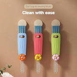 Darrahopens Home & Garden > Kitchenware > Kitchen Utensils 3-in-1 Crevice Brush - Multifunctional - Lid Brush - Suitable for small spaces, various cups and bottles