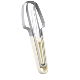 Darrahopens Home & Garden > Kitchenware > Kitchen Utensils 3-in-1 Stainless Steel Watermelon Cutter Set, Multi-Function Melon Slicer, Scoop, and Fork Kitchen Tool—Off-White