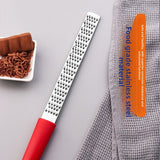 Darrahopens Home & Garden > Kitchenware > Kitchen Utensils 3-PCS Black Stainless Steel Lemon Zester and Cheese Grater 32cm Long Multi-functional Kitchen Grater for Citrus Ginger and Chocolate Australian Home Cooking