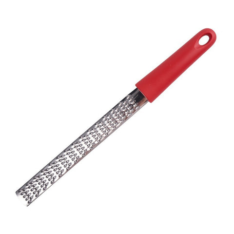 Darrahopens Home & Garden > Kitchenware > Kitchen Utensils 3-PCS Red Stainless Steel Lemon Zester and Cheese Grater 32cm Long Multi-functional Kitchen Grater for Citrus Ginger and Chocolate Australian Home Cooking