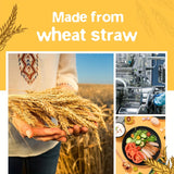 Darrahopens Home & Garden > Kitchenware > Kitchen Utensils 32件Eco-Friendly Wheat Straw Dinnerware: Stackable Design with Natural Texture, Illuminating the Sustainable Aesthetics of Every Meal