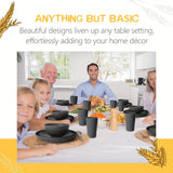 Darrahopens Home & Garden > Kitchenware > Kitchen Utensils 32件Eco-Friendly Wheat Straw Dinnerware: Stackable Design with Natural Texture, Illuminating the Sustainable Aesthetics of Every Meal
