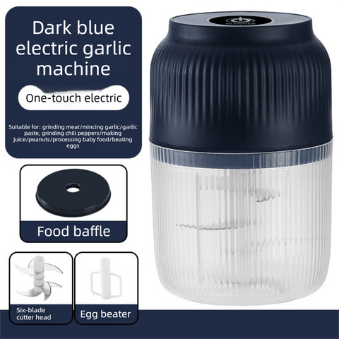 Darrahopens Home & Garden > Kitchenware > Kitchen Utensils 320ml Wireless Electric Garlic Crusher with 6-Blade Blade and Whisk Attachment – Compact Kitchen Chopper for Minced Garlic, Meat, Vegetables & Baby Food
