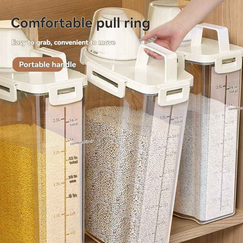 Darrahopens Home & Garden > Kitchenware > Kitchen Utensils 3L Airtight Food Storage Container for Pantry Organization