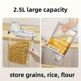 Darrahopens Home & Garden > Kitchenware > Kitchen Utensils 3L Airtight Food Storage Container for Pantry Organization