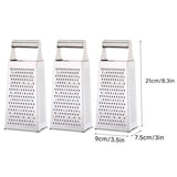 Darrahopens Home & Garden > Kitchenware > Kitchen Utensils 3pcs Stainless Steel Vegetable Slicer Grater Kitchen Multi-Function Grater Tool