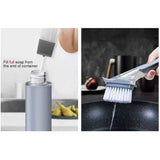 Darrahopens Home & Garden > Kitchenware > Kitchen Utensils 4 Pack Replaceable Brushes Dish Brush Refills, 2 In 1 Sponge And Bristle Brushes For Dish Washing, Easy Cleaning