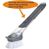 Darrahopens Home & Garden > Kitchenware > Kitchen Utensils 4 Pack Replaceable Brushes Dish Brush Refills, 2 In 1 Sponge And Bristle Brushes For Dish Washing, Easy Cleaning