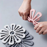 Darrahopens Home & Garden > Kitchenware > Kitchen Utensils 4 silicone heat-resistant placemats - circular anti slip mats for hot dishes, pots, and cups In Australia - Darrahopens