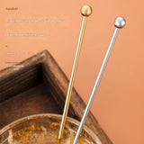 Darrahopens Home & Garden > Kitchenware > Kitchen Utensils 5 304 stainless steel coffee yogurt honey stirrers - bar juice - cocktail - creative cocktail sticks