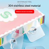 Darrahopens Home & Garden > Kitchenware > Kitchen Utensils 50-PCS Heavy Duty Adhesive Screw Stickers No Drilling Wall Hooks 6x6cm Waterproof Stainless Steel for Kitchen Bathroom Rental Friendly(6mm)