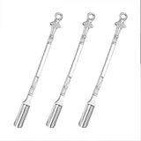 Darrahopens Home & Garden > Kitchenware > Kitchen Utensils 6X Mini Powder Ladle Scoop Mini Spoon Spatula Metal Shovel Silver color Spoon