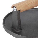 Darrahopens Home & Garden > Kitchenware > Kitchen Utensils 7" Heavy Duty Burger Press W/ Solid Wood Handle for Meat Smasher Hamburger Steak