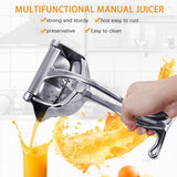 Darrahopens Home & Garden > Kitchenware > Kitchen Utensils Aluminium Alloy Manual Juicer Fruit Squeezer for Lemon Orange Household Use