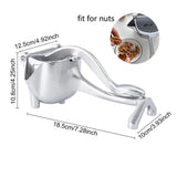 Darrahopens Home & Garden > Kitchenware > Kitchen Utensils Aluminium Alloy Manual Juicer Fruit Squeezer for Lemon Orange Household Use